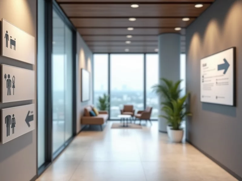 the role of office signage in wayfinding systems